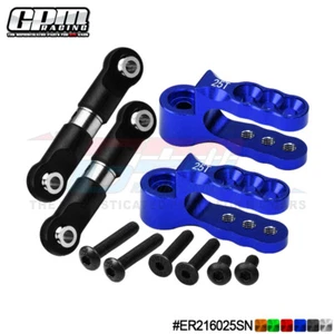 GPM 7075 Alu Servo Horn & SS Steering Link For TRAXXAS 1/10 E-Revo 2.0 Revo 3.0 - Picture 1 of 15