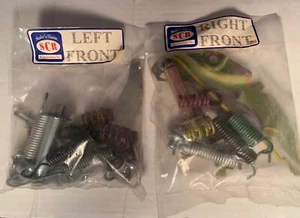 1955 - 1958 CHEVROLET FRONT BRAKE SELF ADJUSTING HARDWARE KIT MADE IN USA - Foto 1 di 3