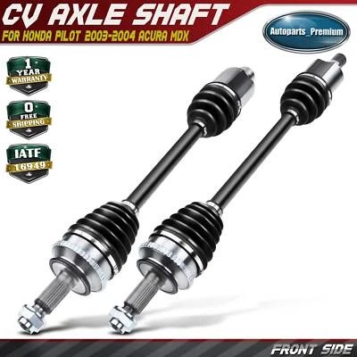 2x Front Left & Right CV Axle Assembly for Honda Pilot 2003-2004 Acura MDX 01-02 - Image 1 of 4
