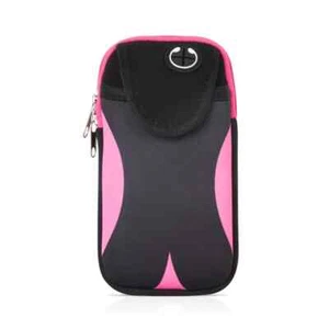AUCTION: iPhone Compatible Mobile Phone Armband For Exercise Jogging Pink 6.5In - Photo 1/1