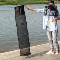 Crab Shrimp Net Trap Cast Dip Cage Fishing Bait Crawfish 5 Layers Folding Mesh