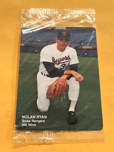 1991 Nolan Ryan Mother's Cookies Baseball Card #2 of 4 300 WINS Rangers SEALED