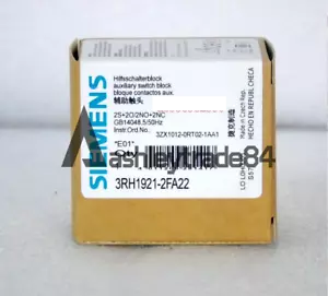 1PC NEW SIEMENS 3RH1921-2FA22 - Picture 1 of 1