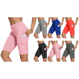 6-teilige bequeme sportliche ultraweiche dehnbare Damen-Bikershorts mit hoher Taille - Bild 1 von 17