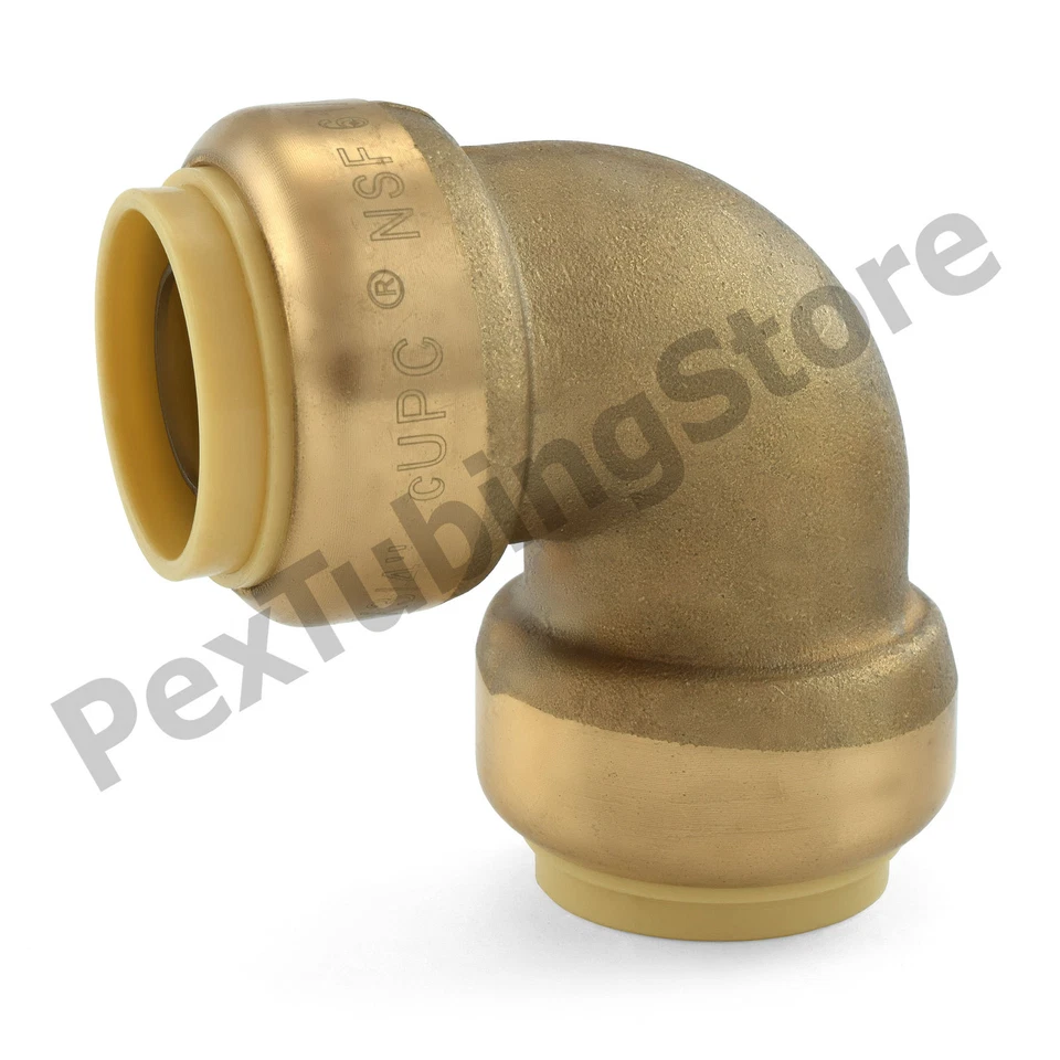 (10) 3/4" Sharkbite Style (Push-Fit) Lead-Free Brass Elbows Fittings