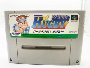 Vintage Videospiel Nintendo Super Famicom SNES World Class Rugby - Bild 1 von 1