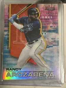 2021 Bowman’s Best Randy Arozarena Orange Refractor Rays/Mariners #/25 - Picture 1 of 3