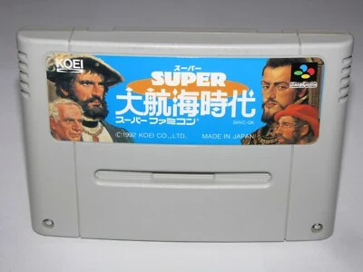 Super Daikoukai Jidai Uncharted Waters Super Famicom SFC Japan import US Seller - Image 1 of 2