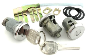 PY Autolock Door and Trunk Lock Set 1966-1967 GTO/Lemans and 1967 Chevelle - Picture 1 of 2