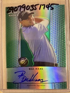Bill Haas 2011 Leaf Golf Rookie Green Auto /25 - Picture 1 of 2