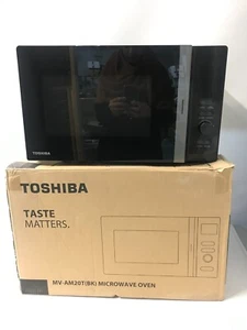 Toshiba 20L 800W Microwave Defrost Black Enamel Ceramic Interior MVAM20T(BK) - Picture 1 of 13
