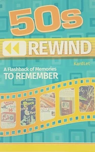Decade Rewind Kardlet 1950s 32 Pages Nostalgia Birthdays Anniversary Reunions... - Bild 1 von 4