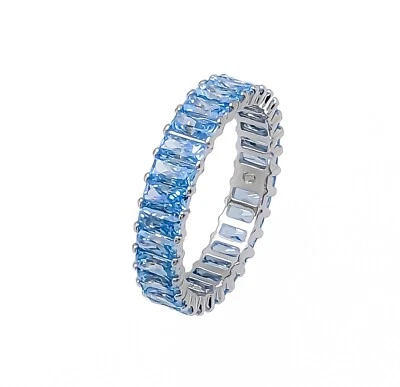 Nuevo en Caja de Regalo Anillo de Cóctel SWAROVSKI 100% Matriz Cristal Azul 5661910 5661911 Foto 1 de 3