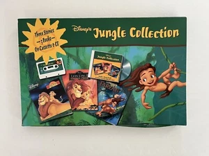 Disney's Jungle Collection Tarzan Lion King Simba's Pride 3 Books Cassette & CD - Picture 1 of 6