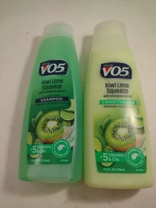 One Set Alberto VO5 Shampoo & Conditioner - Kiwi Lime Squeeze - 12.5 OZ Ea - V05 - Picture 1 of 2