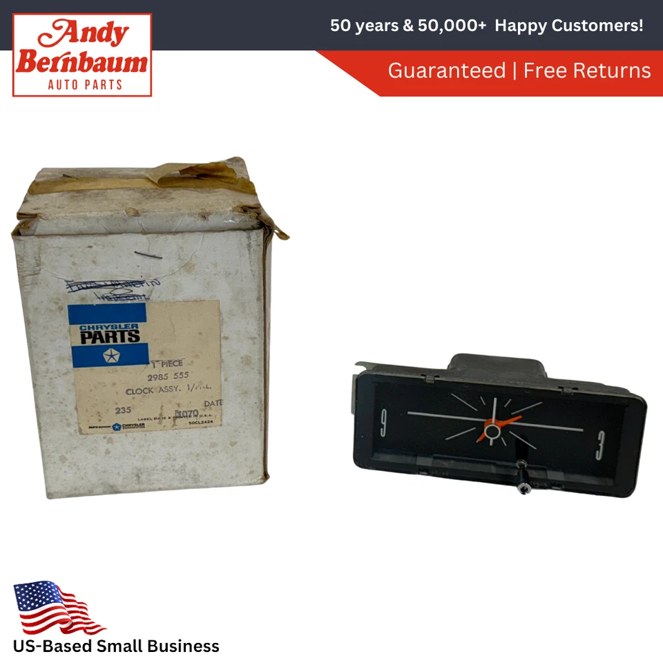 Reloj Chrysler Imperial 1971-1972 cuadro de instrumentos 2985555 NOS Foto 1 de 4