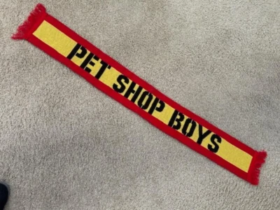 Vintage PET SHOP BOYS Unisex Scarf - Scarce & Ultra Rare from the UK BRAND NEW! - Image 1 of 4