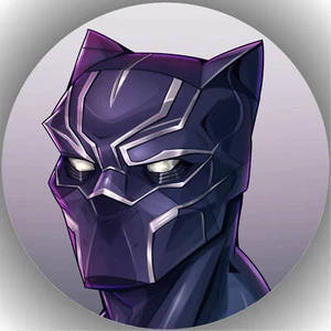 Tortenaufleger Geburtstag Tortenbild Fondant Oblate Black Panther P10 - Bild 1 von 1
