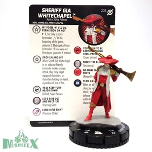 Heroclix X-Men: X of Swords OP set Sheriff Gia Whitechapel #203 LE figure w/card - Picture 1 of 1
