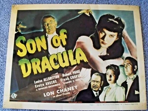 1943 "Son of Dracula" Lobby Card 11 X 14 Lon Chaney JR. - Picture 1 of 1