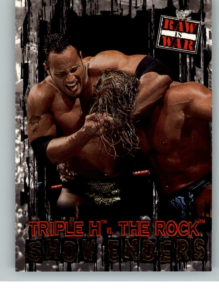 2001 Fleer WWE Raw is War #97 The Rock Triple H - Image 1 of 1