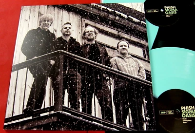 Phish "SIGMA OASIS" 2020, Jemp 1097,Seafoam/Black split wax Double LP. NM/NM/NM - Image 1 of 4