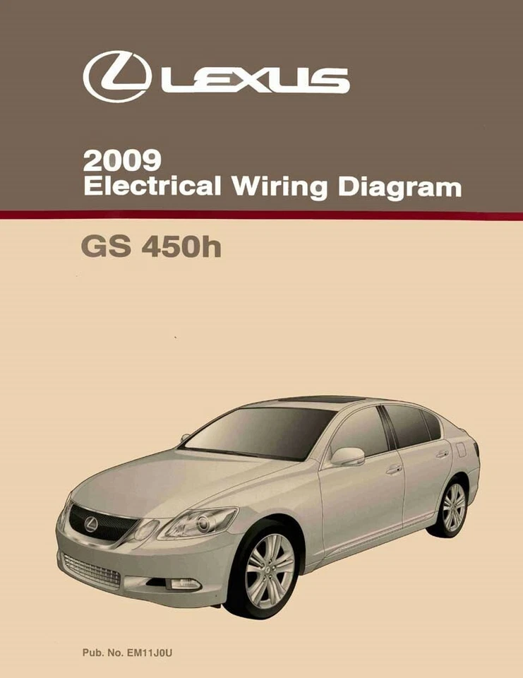 2009 Lexus GS 450h Wiring Diagrams Schematics Layout Factory OEM - Image 1 of 1