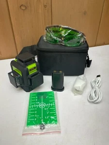 Huepar 3D Cross Line Self-leveling Laser Level 3 x 360 Green Beam 3 Plane U2I - Picture 1 of 8