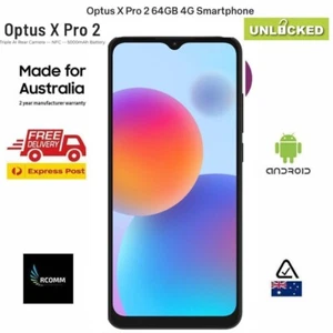 UNLOCKED Optus X PRO 2 (4G, 6.52" HD, 64GB/3GB, VoLTE OK, 13MP Cam, NFC Android - Picture 1 of 11