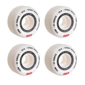 Globe G2 Conical Street Skateboard Wheels - White/Essential 55mm - Bild 1 von 1