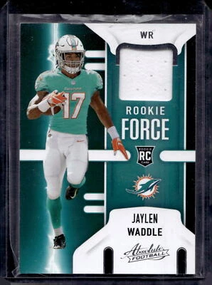 2021 Panini Absolute #RF-JWA Jaylen Waddle Rookie Force - Image 1 of 2