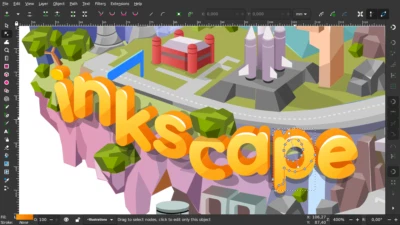 Inkscape 3D Vector Art Illustration Software pre installed 4gb USB thumbdrive - Image 1 of 4