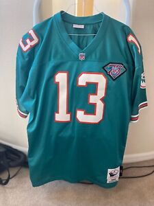 Authentic Dan Marino Mitchell & Ness Miami Dolphins Jersey Size 56 with Patch