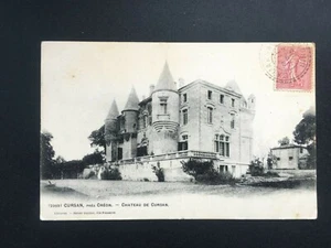 Carte Postale Ancienne 1905 CURSAN près CREON - Chateau de Cursan - Picture 1 of 2