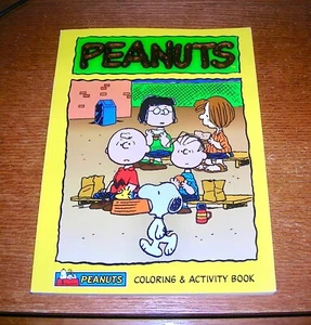 Peanuts Charlie Brown Vintage Coloring Activity Book Paradise Press 2002 CLEAN - Picture 1 of 1