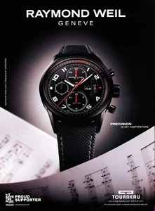 RAYMOND WEIL WATCH Magazin Promo Anzeige #12 "NOT A WATCH" 2012 - Bild 1 von 2