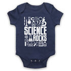 SCIENCE ROCKS LAB EQUIPMENT GEEK NERD SCIENTIST COOL BABY GROW SHOWER GIFT