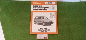 LIVRE REVUE TECHNIQUE automobile FIAT UNO moteurs 903 cm3 / Fire depuis 1989 RTA - Picture 1 of 4