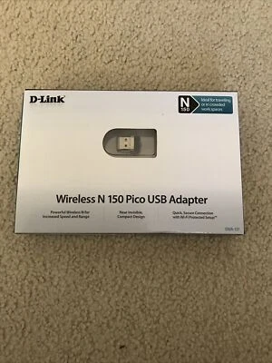 D-Link Wireless N150 Pico USB Adapter - NEW - Image 1 of 3