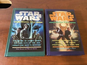 Star Wars Book One & Book Two by Paul & Hollace Davids Hardbacks - Picture 1 of 4