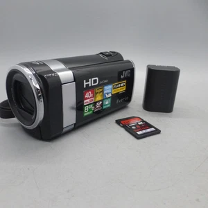 JVC Everio GZ-HM655BEK Handheld High Definition HDD Camcorder Black Tested - Picture 1 of 8