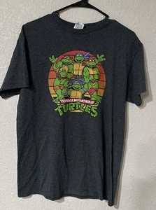Teenage Mutant Ninja Turtles Tee Medium 2000’s Vintage Gray - Bild 1 von 3