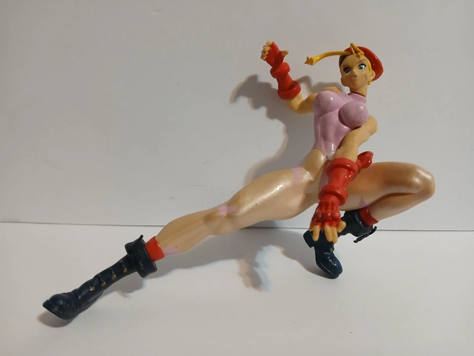 Street Fighter Capcom Girls Fighting Cammy Figura Rosa Yamato dañado leer Foto 1 de 4