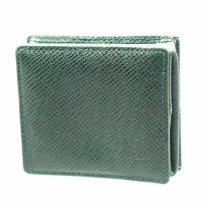 LOUIS VUITTON M30384 Taiga Port Monet Bowat coin purse leather Authentic - Picture 1 of 22