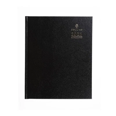 Collins A36 Quarto Desk Diary Week to View Appointments 2026 Black (A36.99-26) (