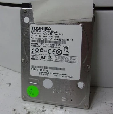 Toshiba MQ01ABD075 Hard Drive 750GB SATA 2.5" - Image 1 of 4