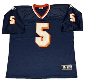 Vintage Starter Syracuse Blue Football Jersey #5 Mens Size XXL 54 90s Vtg Rare - Picture 1 of 10