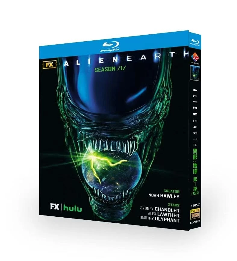 Alien: Earth Season 1 (2025) English TV Series 1080P 2Disc All Region free Boxed - image 1 of 1