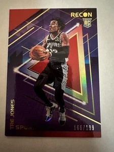2020-21 Panini Recon - Tre Jones #167 Holo Red /199 (RC) - Picture 1 of 3