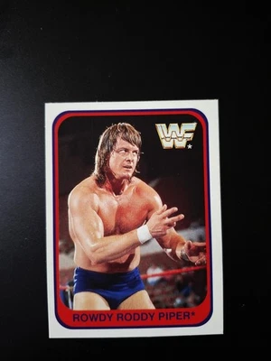 Rowdy Roddy Piper 1991 Merlin Card 140 WWE WWF WCW Wrestling - German Version - Image 1 of 2